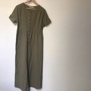 Misslook Jumpsuit in Olive Green (Medium)